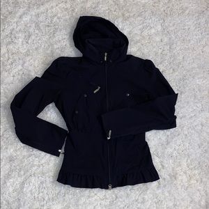 Anatomie Rosella Black ruffle jacket Small